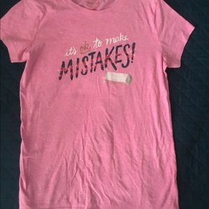 Cat & Jack “It’s ok to make MISTAKES” Girl’s Tee